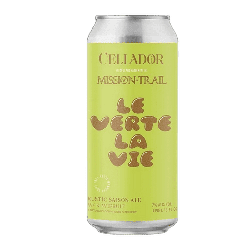 Cellador Ales Le Verte La Vie Rustic Saison Ale Beer Single Can - ForWhiskeyLovers.com