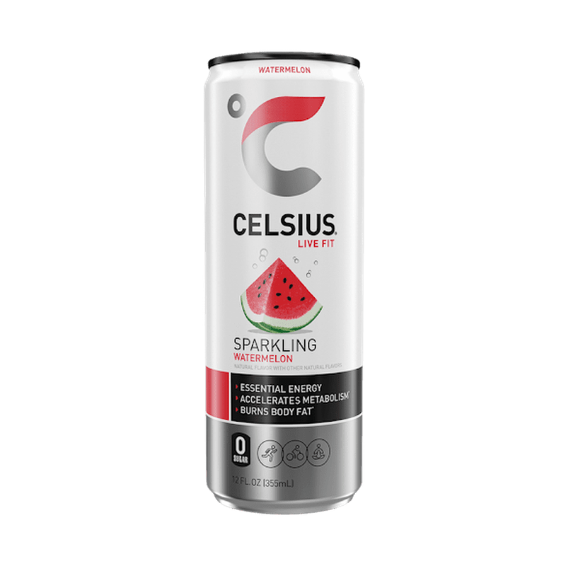 Celsius Energy Drink Watermelon 12oz - ForWhiskeyLovers.com