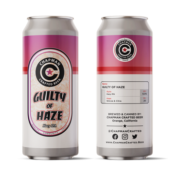 Chapman Crafted Beer Guilty of Haze Hazy IPA Single Can - ForWhiskeyLovers.com