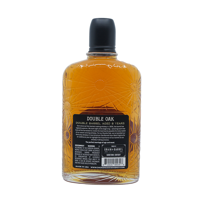 Chicken Cock Double Oak 8 Year Old Kentucky Whiskey - ForWhiskeyLovers.com