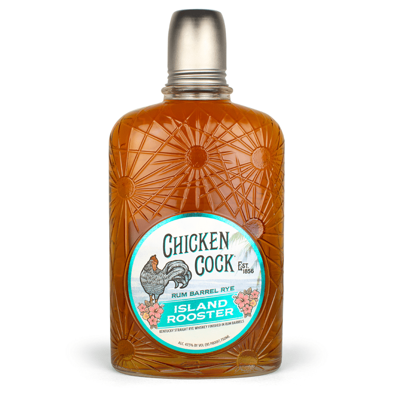 Chicken Cock Island Rooster Rum Barrel Rye Whiskey - ForWhiskeyLovers.com