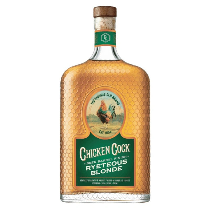 Chicken Cock Ryeteous Blonde Straight Rye Beer Barrel Finish 750 ml - ForWhiskeyLovers.com