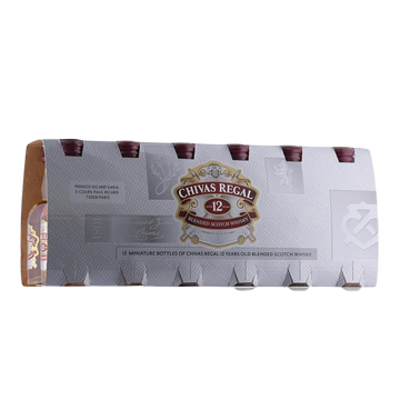 Chivas Regal Blended Scotch Whisky 12 pack 12 year 50ml - ForWhiskeyLovers.com