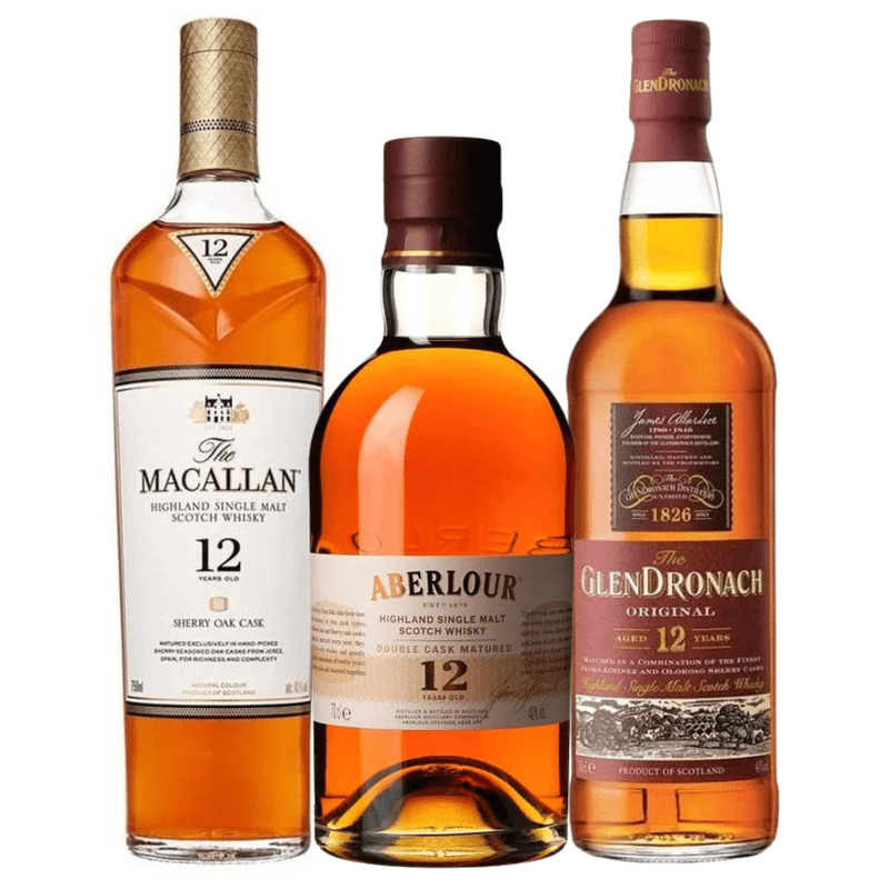 Classic 12 Year Sherry Scotch Bundle - ForWhiskeyLovers.com