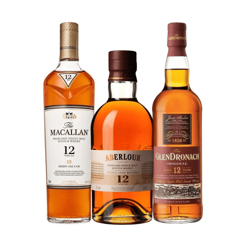 Classic 12 Year Sherry Scotch Bundle - ForWhiskeyLovers.com
