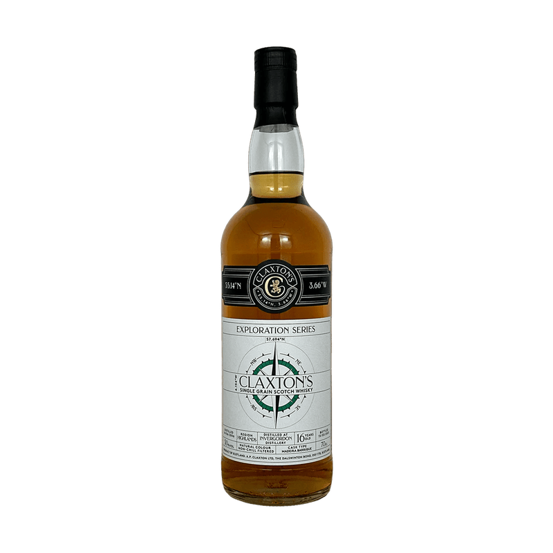 Claxton's Invergordon 2006 16 Year Old Madeira Barrique Cask Single Grain Scotch Whisky - ForWhiskeyLovers.com