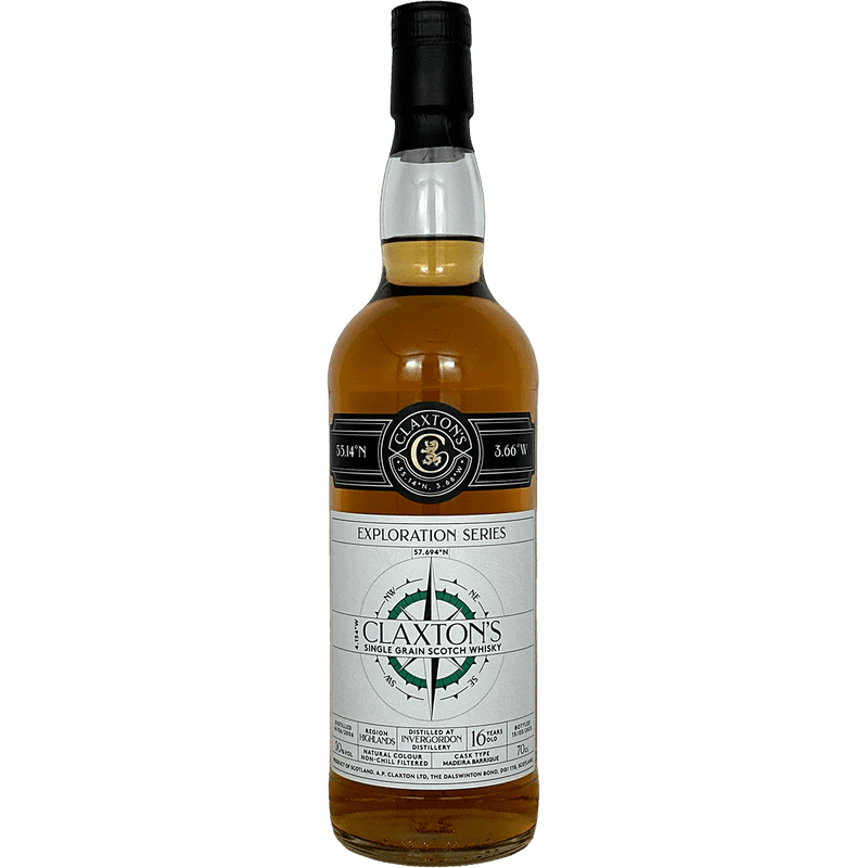 Claxton's Invergordon 2006 16 Year Old Madeira Barrique Cask Single Grain Scotch Whisky - LoveScotch.com