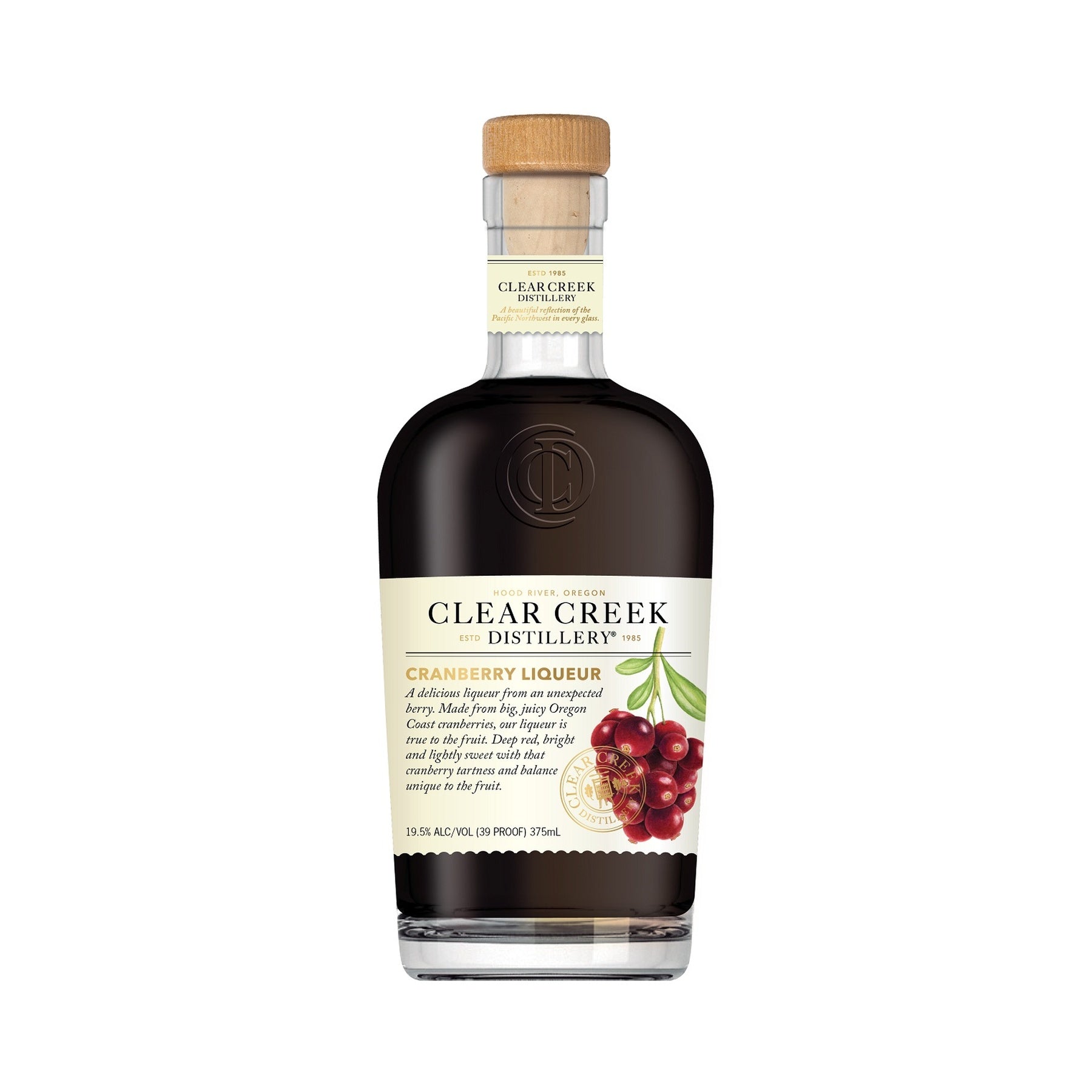 Clear Creek Distillery Cranberry Liqueur 375ml - ForWhiskeyLovers.com
