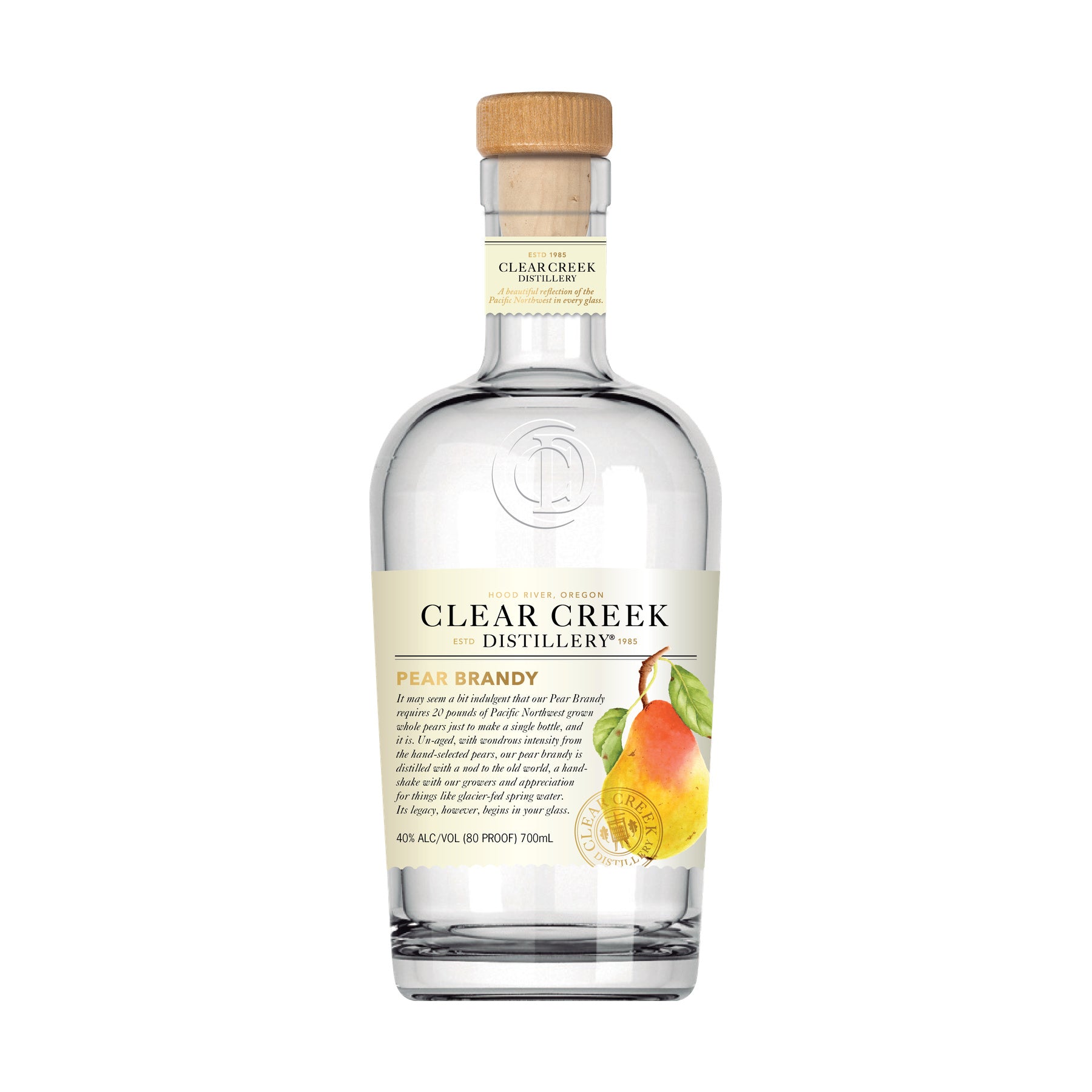 Clear Creek Distillery Pear Brandy 700ml - ForWhiskeyLovers.com