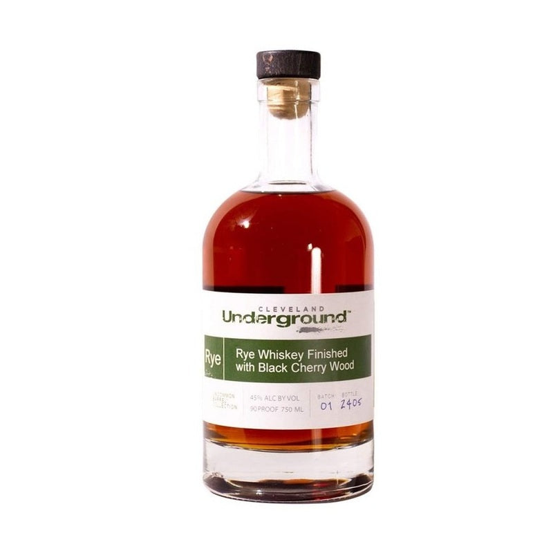 Cleveland Underground Black Cherry Wood Finished Rye Whiskey - ForWhiskeyLovers.com
