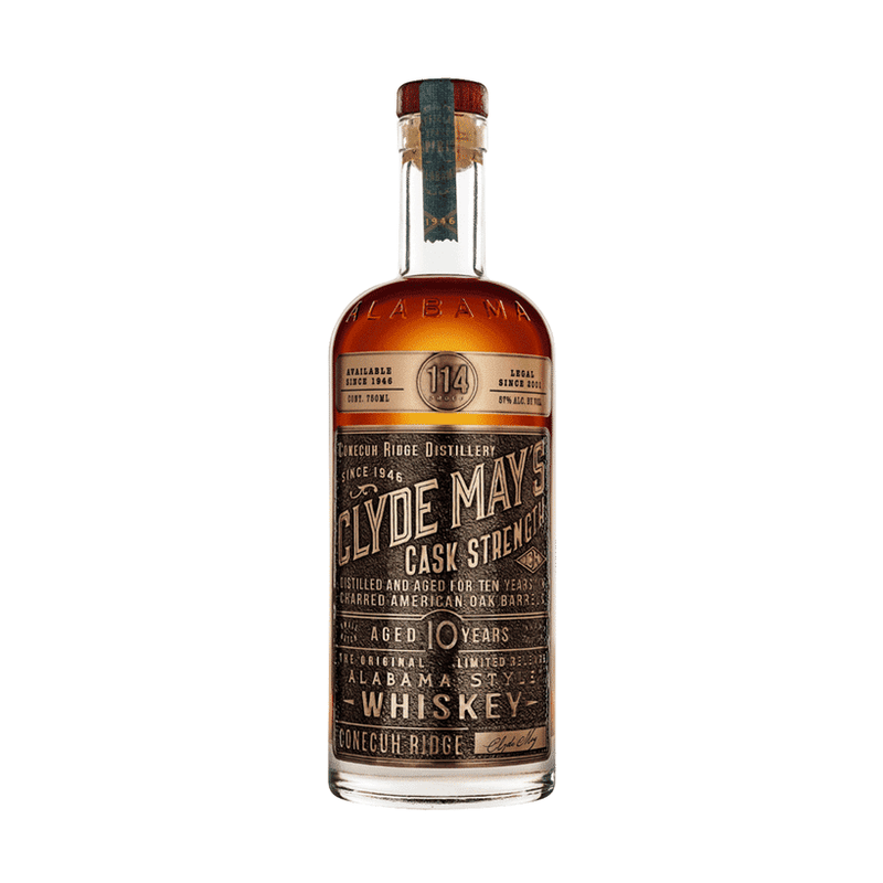 Clyde May's 10 Year Cask Strength Alabama Whiskey - ForWhiskeyLovers.com