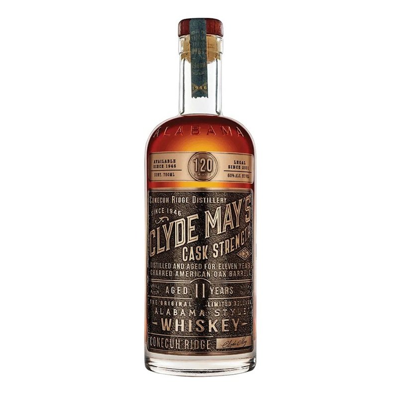 Clyde May's 11 Year Cask Strength Alabama Whiskey - ForWhiskeyLovers.com