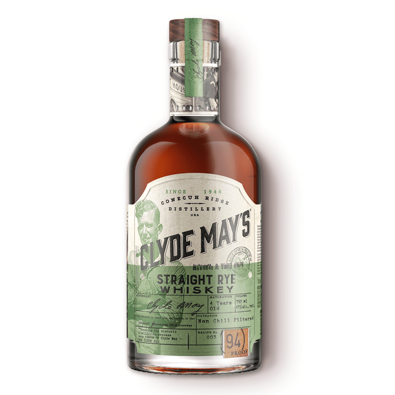 Clyde May's Straight Rye Whiskey - ForWhiskeyLovers.com