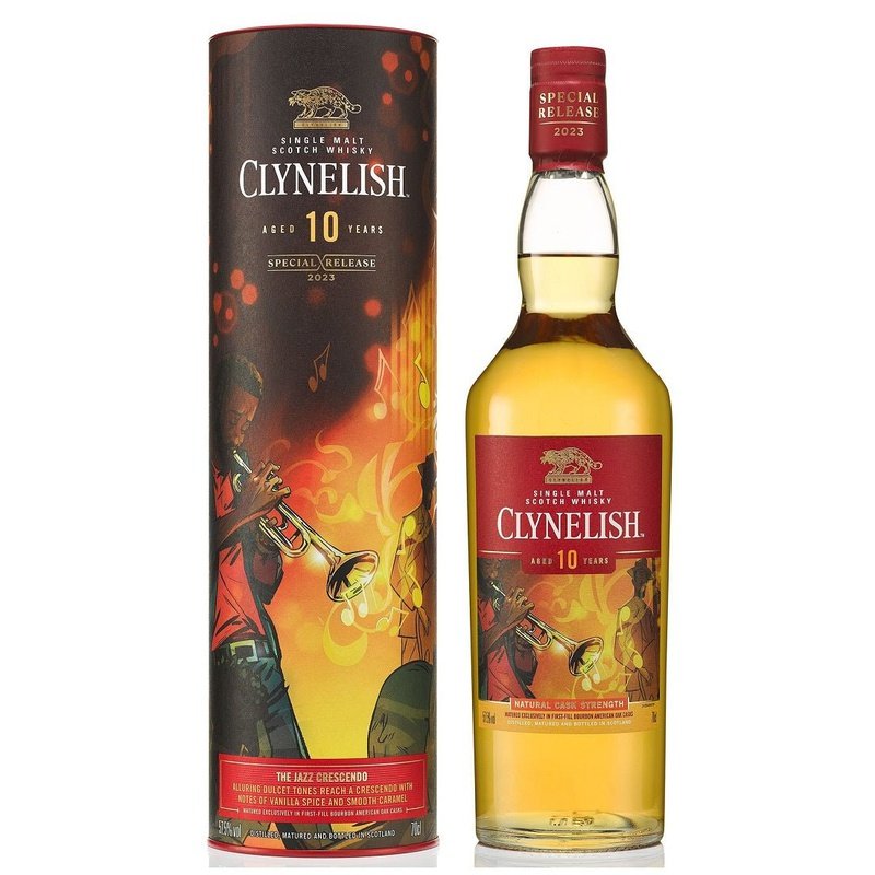 Clynelish 10 Year Old 'The Jazz Crescendo' Special Release 2023 Single Malt Scotch Whisky - ForWhiskeyLovers.com