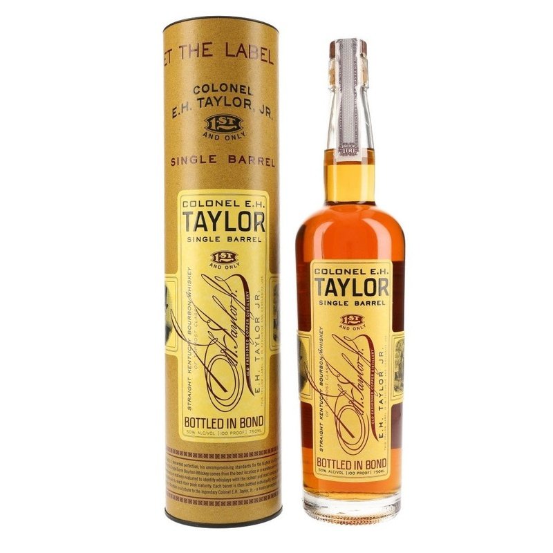 Colonel E.H. Taylor Single Barrel Bottled in Bond Kentucky Straight Bourbon Whiskey - ForWhiskeyLovers.com