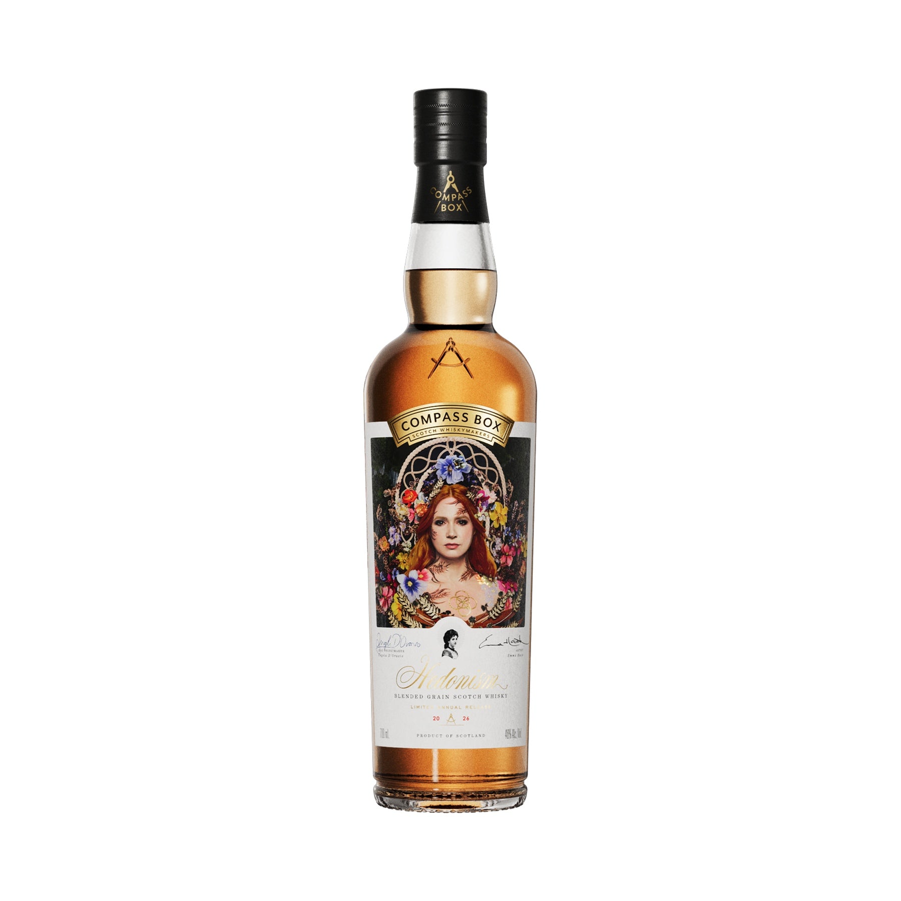 Compass Box Hedonism 2026 Blended Grain Scotch Whisky 700ml - ForWhiskeyLovers.com