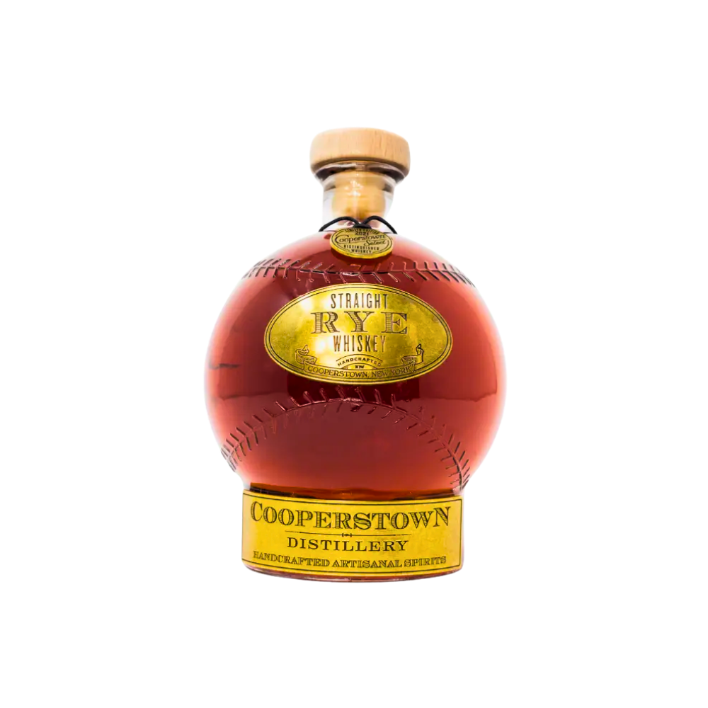Cooperstown Limited Edition Baseball Decanter - Straight Rye 750 ml - ForWhiskeyLovers.com