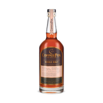 Copper Fox Peachwood American Single Malt Whiskey 750mL - ForWhiskeyLovers.com