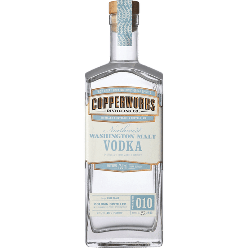 Copperworks Northwest Washington Malt Vodka - ForWhiskeyLovers.com