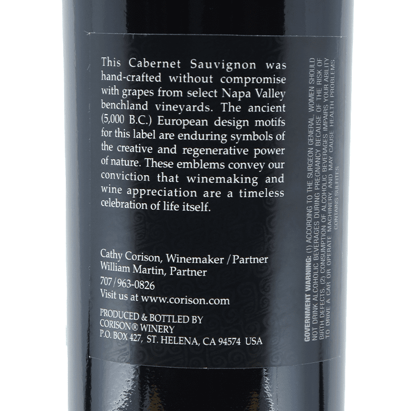 Corison Cabernet Sauvignon Napa Valley 2021 - ForWhiskeyLovers.com