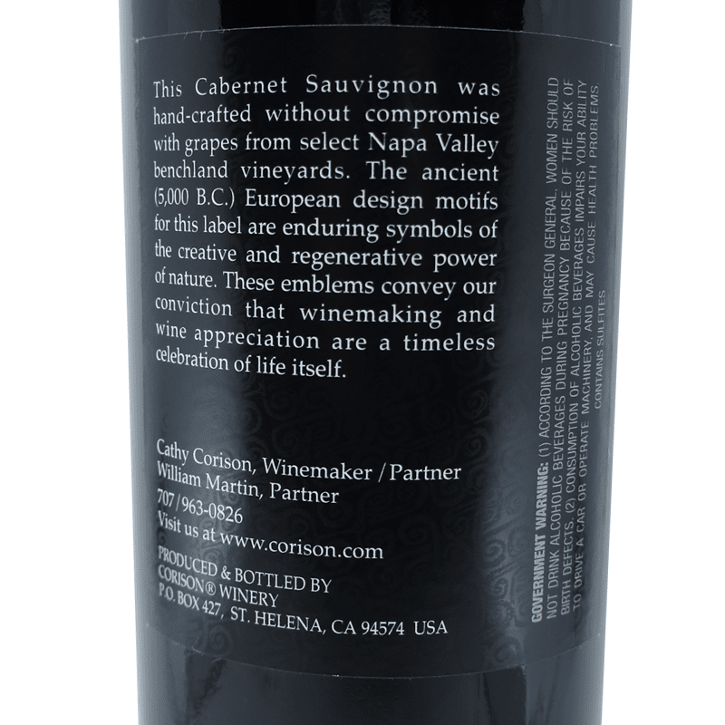 Corison Cabernet Sauvignon Napa Valley 2021 - ForWhiskeyLovers.com