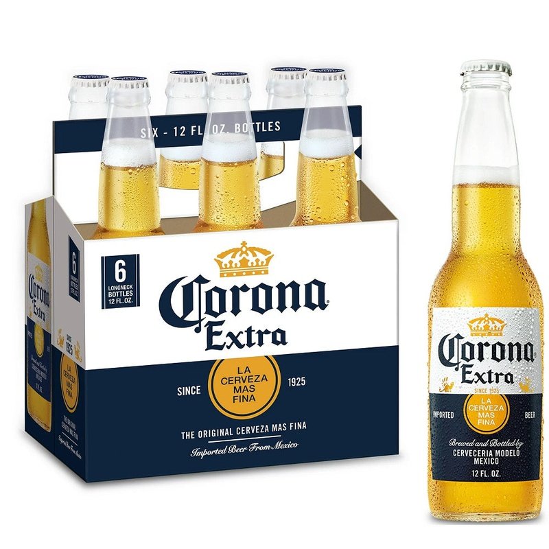 Corona Extra Beer 6-Pack - ForWhiskeyLovers.com