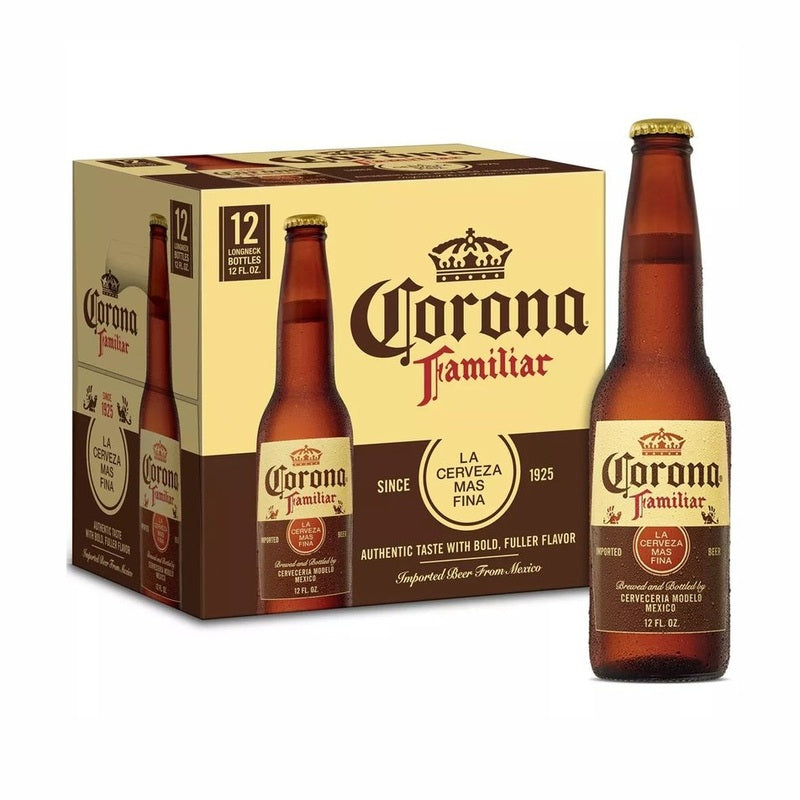 Corona Familiar Beer 12-Pack - ForWhiskeyLovers.com