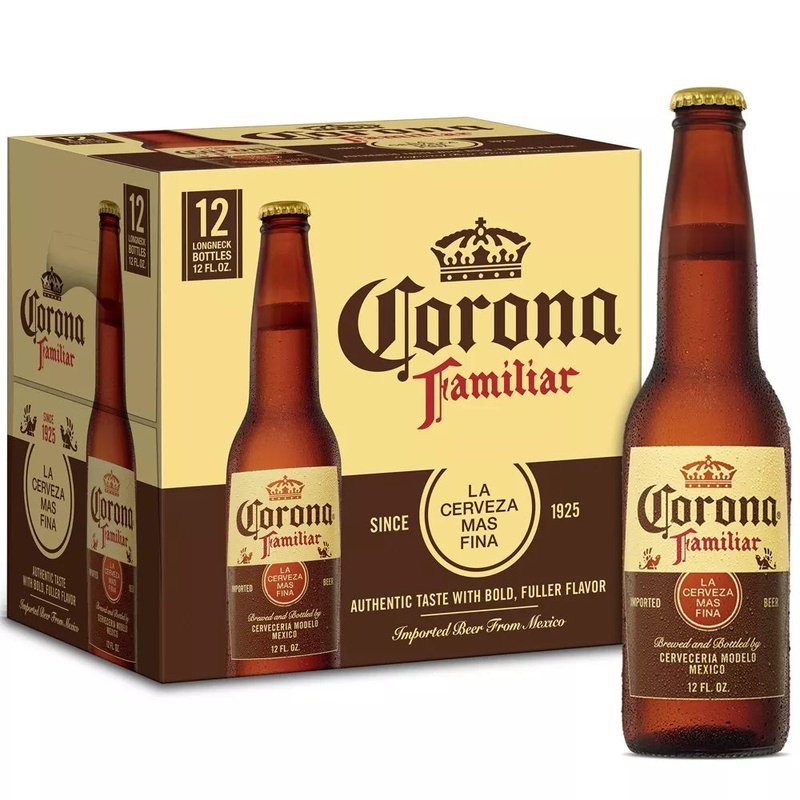 Corona Familiar Beer 12-Pack - ForWhiskeyLovers.com