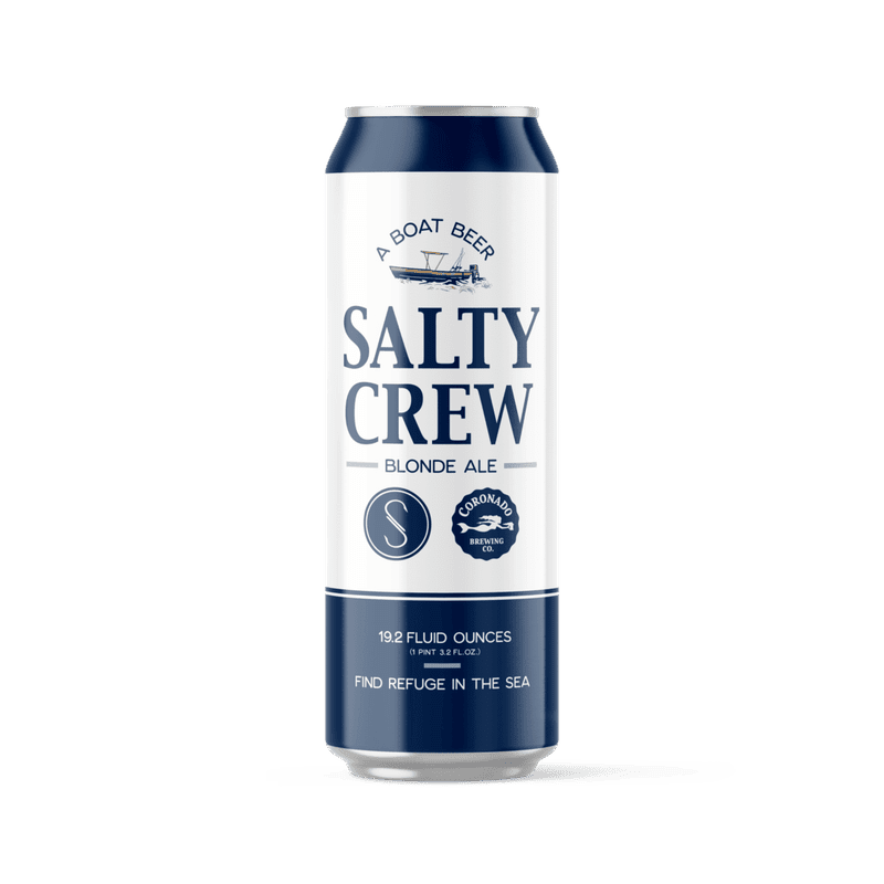 Coronado Brewing Co. Salty Crew Blonde Ale Beer Single Can - ForWhiskeyLovers.com