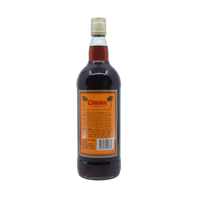 Coruba Original Jamaica Rum Liter - ForWhiskeyLovers.com