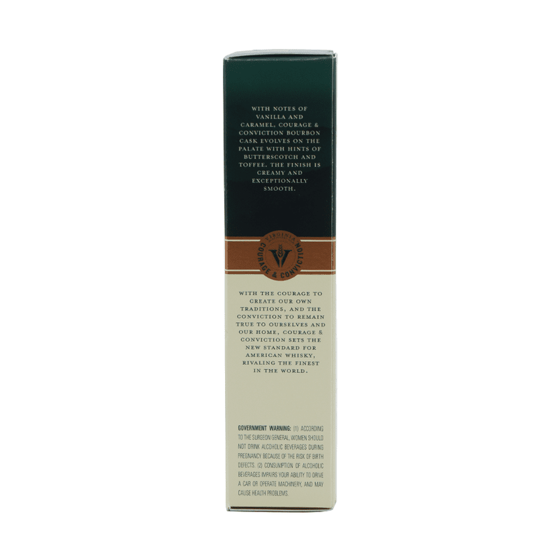 Courage & Conviction Bourbon Cask American Single Malt Whiskey 50ml - ForWhiskeyLovers.com