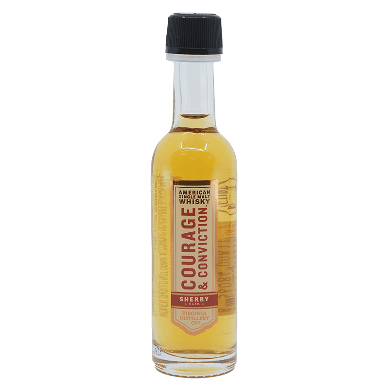 Courage & Conviction Sherry Cask American Single Malt Whiskey 50ml - ForWhiskeyLovers.com