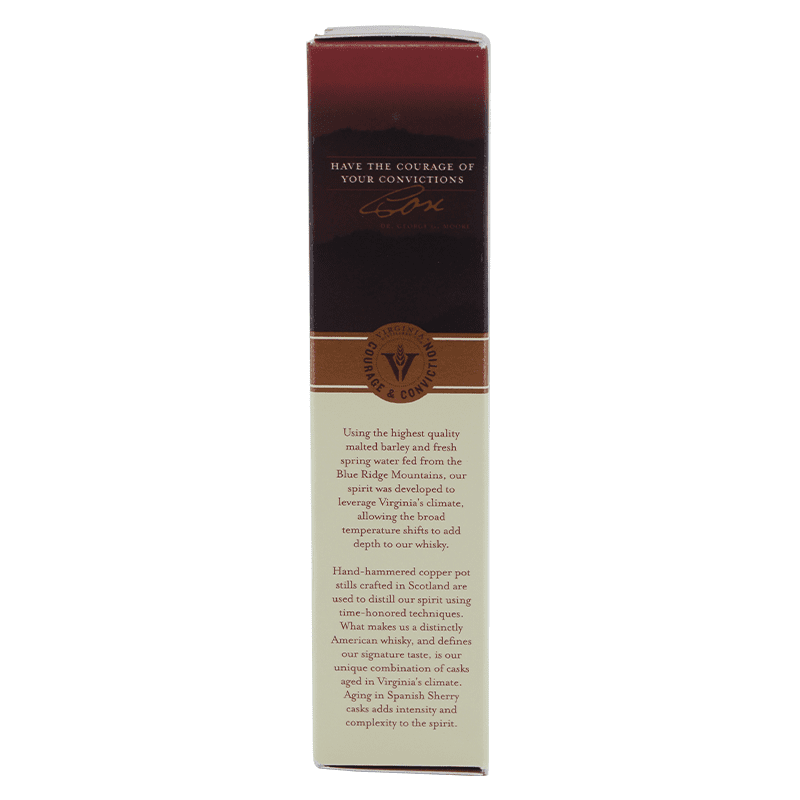 Courage & Conviction Sherry Cask American Single Malt Whiskey 50ml - ForWhiskeyLovers.com