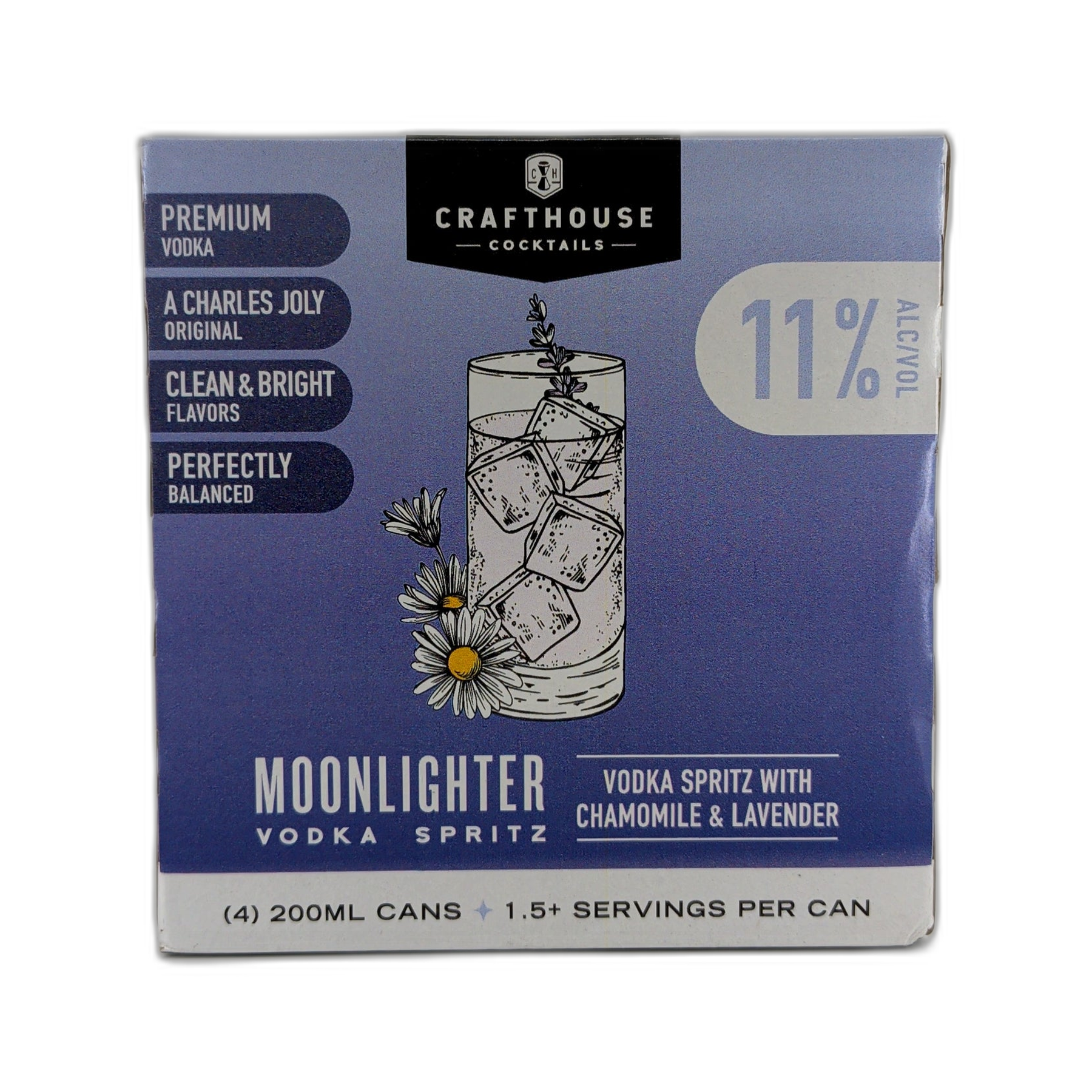 CraftHouse Cocktails Moonlighter Vodka Spritz 4-Pack - ForWhiskeyLovers.com