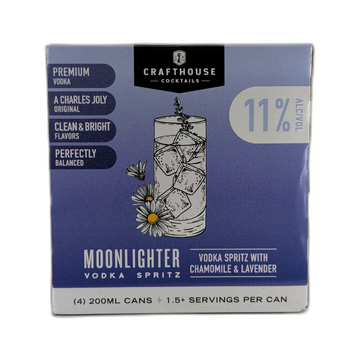 CraftHouse Cocktails Moonlighter Vodka Spritz 4-Pack - ForWhiskeyLovers.com