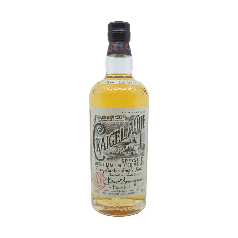 Craigellachie 13 Year Old Bas-Armagnac Cask Finished Single Malt Scotch Whisky 750mL - ForWhiskeyLovers.com
