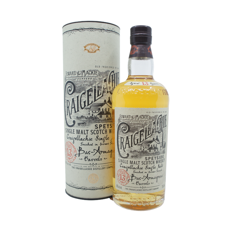 Craigellachie 13 Year Old Bas-Armagnac Cask Finished Single Malt Scotch Whisky 750mL - ForWhiskeyLovers.com