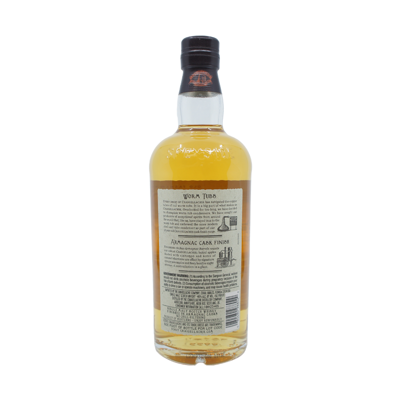 Craigellachie 13 Year Old Bas-Armagnac Cask Finished Single Malt Scotch Whisky 750mL - ForWhiskeyLovers.com