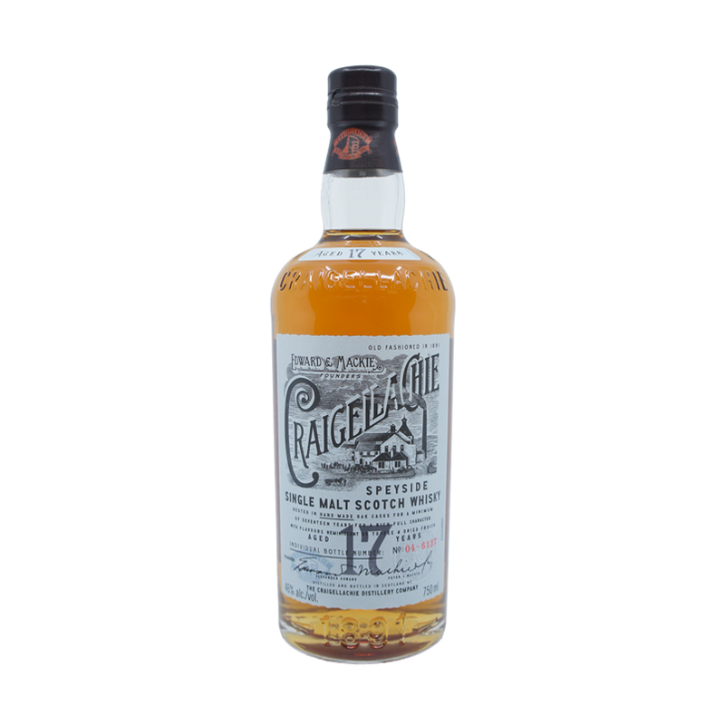 Craigellachie 17 Year Old Speyside Single Malt Scotch Whisky - ForWhiskeyLovers.com