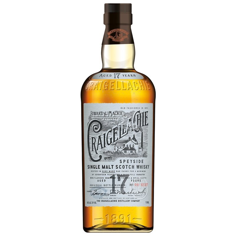 Craigellachie 17 Year Old Speyside Single Malt Scotch Whisky - ForWhiskeyLovers.com