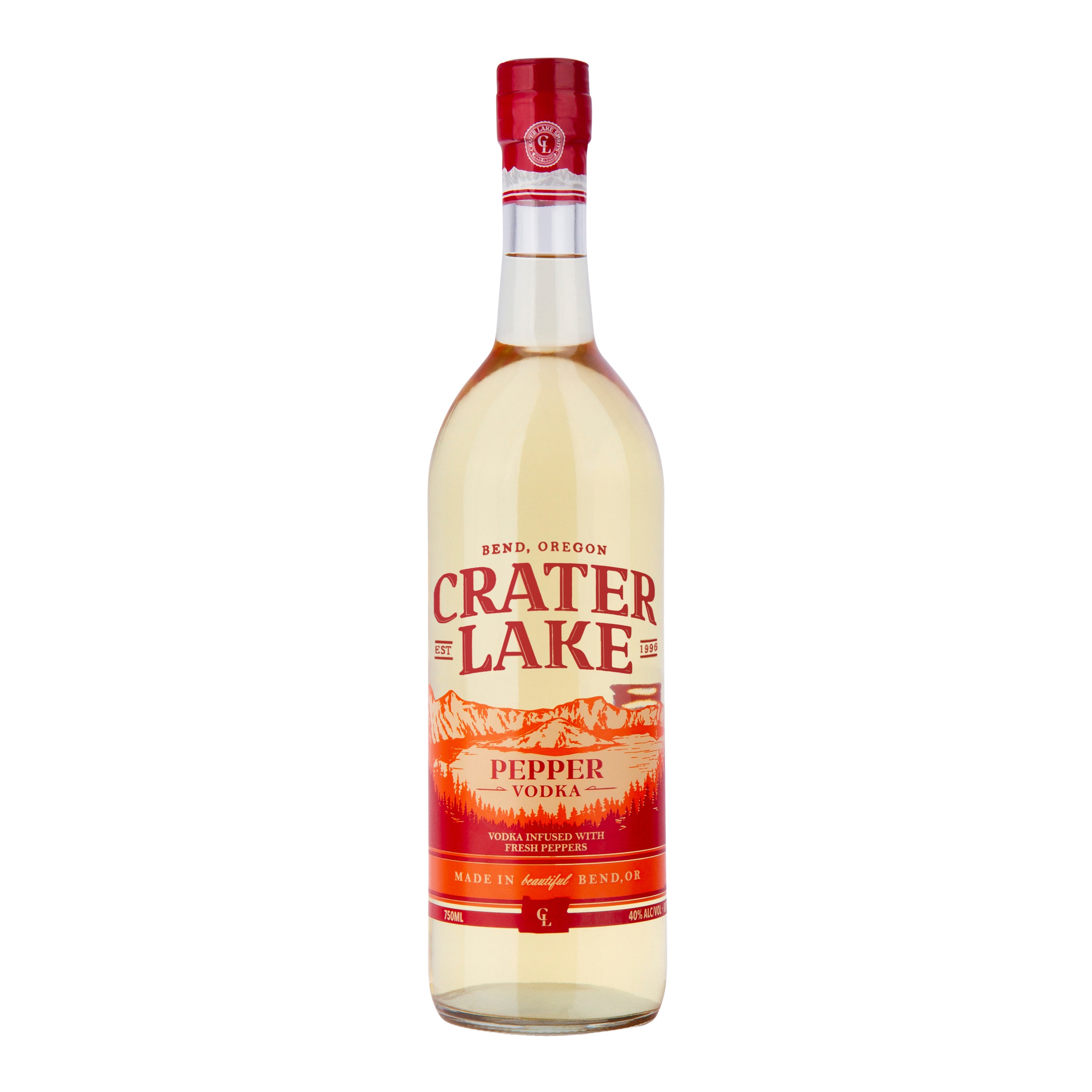 Crater Lake Pepper Vodka 750ml - ForWhiskeyLovers.com