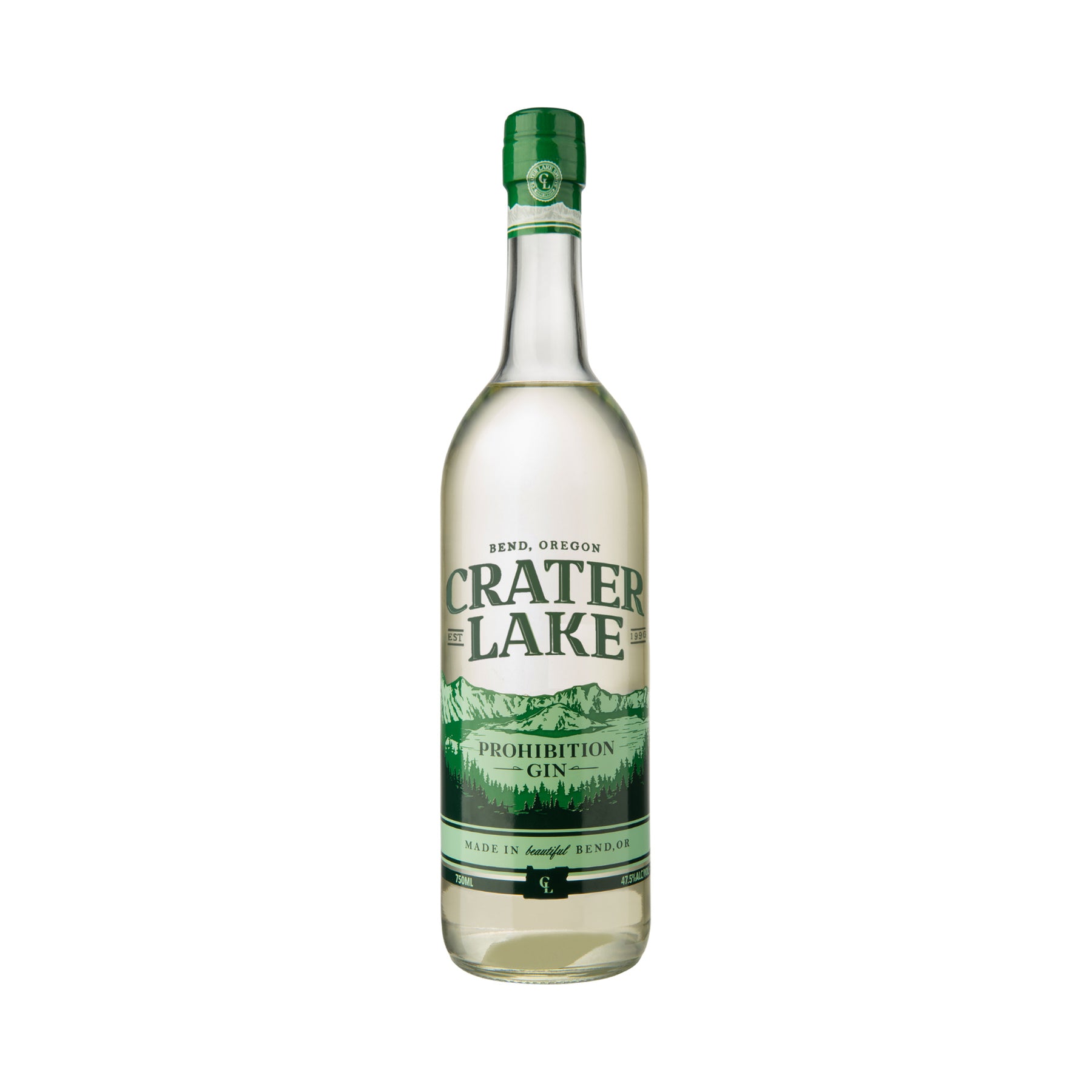 Crater Lake Prohibition Gin - ForWhiskeyLovers.com