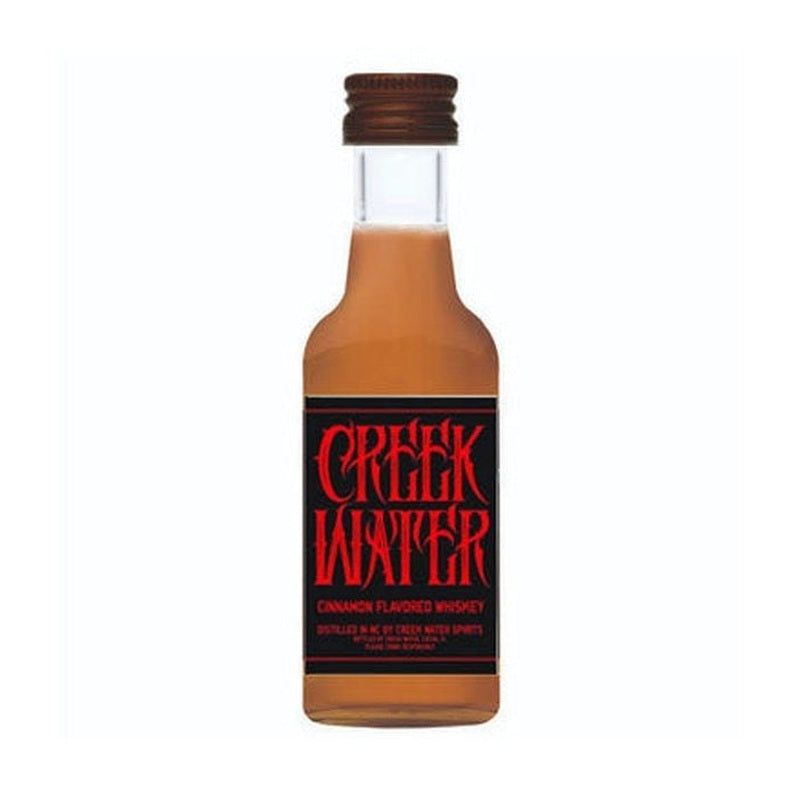 Creek Water Cinnamon Flavored Whiskey 12 x 50mL - ForWhiskeyLovers.com