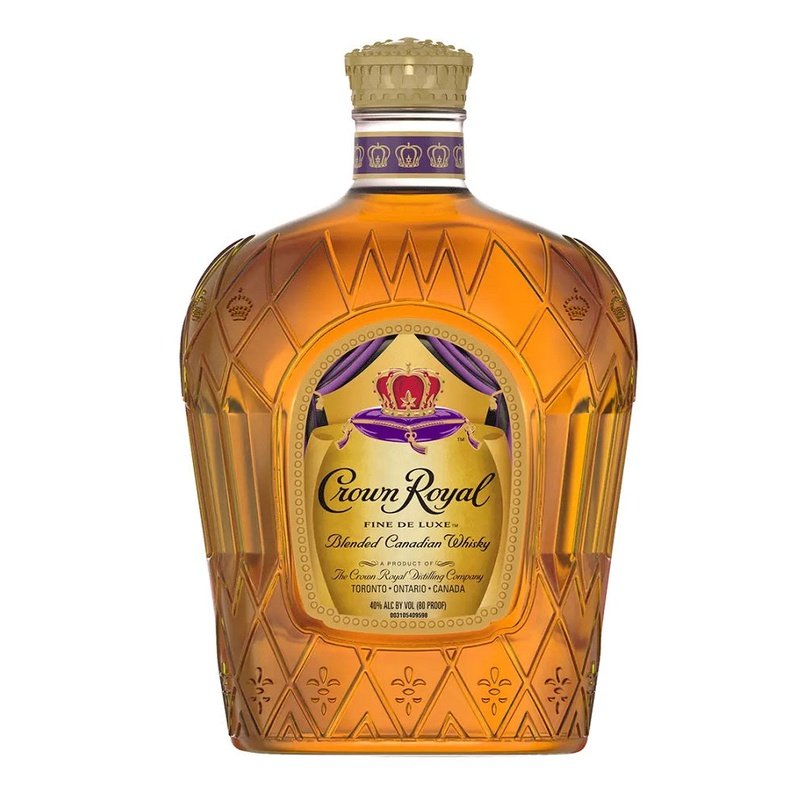 Crown Royal Deluxe Blended Canadian Whisky Liter - ForWhiskeyLovers.com