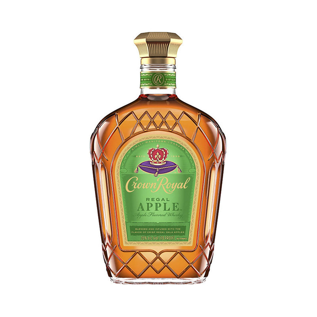 Crown Royal Regal Apple Flavored Whisky 1L - ForWhiskeyLovers.com