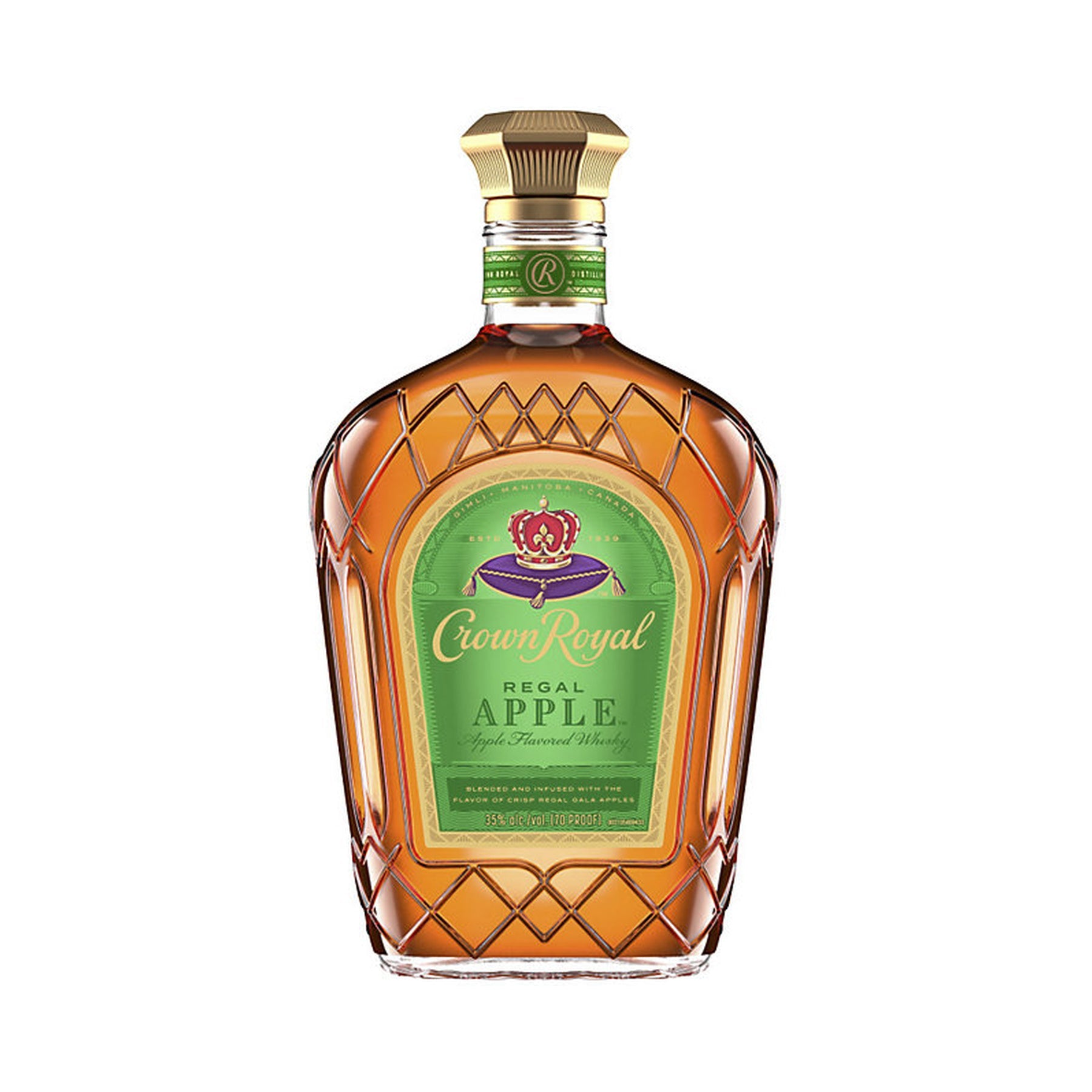 Crown Royal Regal Apple Flavored Whisky 1L - ForWhiskeyLovers.com