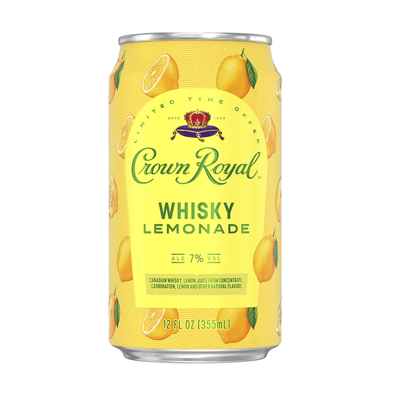 Crown Royal Whisky Lemonade Cocktail 4-pack - ForWhiskeyLovers.com