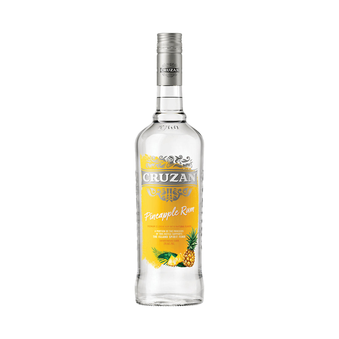 Cruzan Pineapple Rum 750ml - ForWhiskeyLovers.com