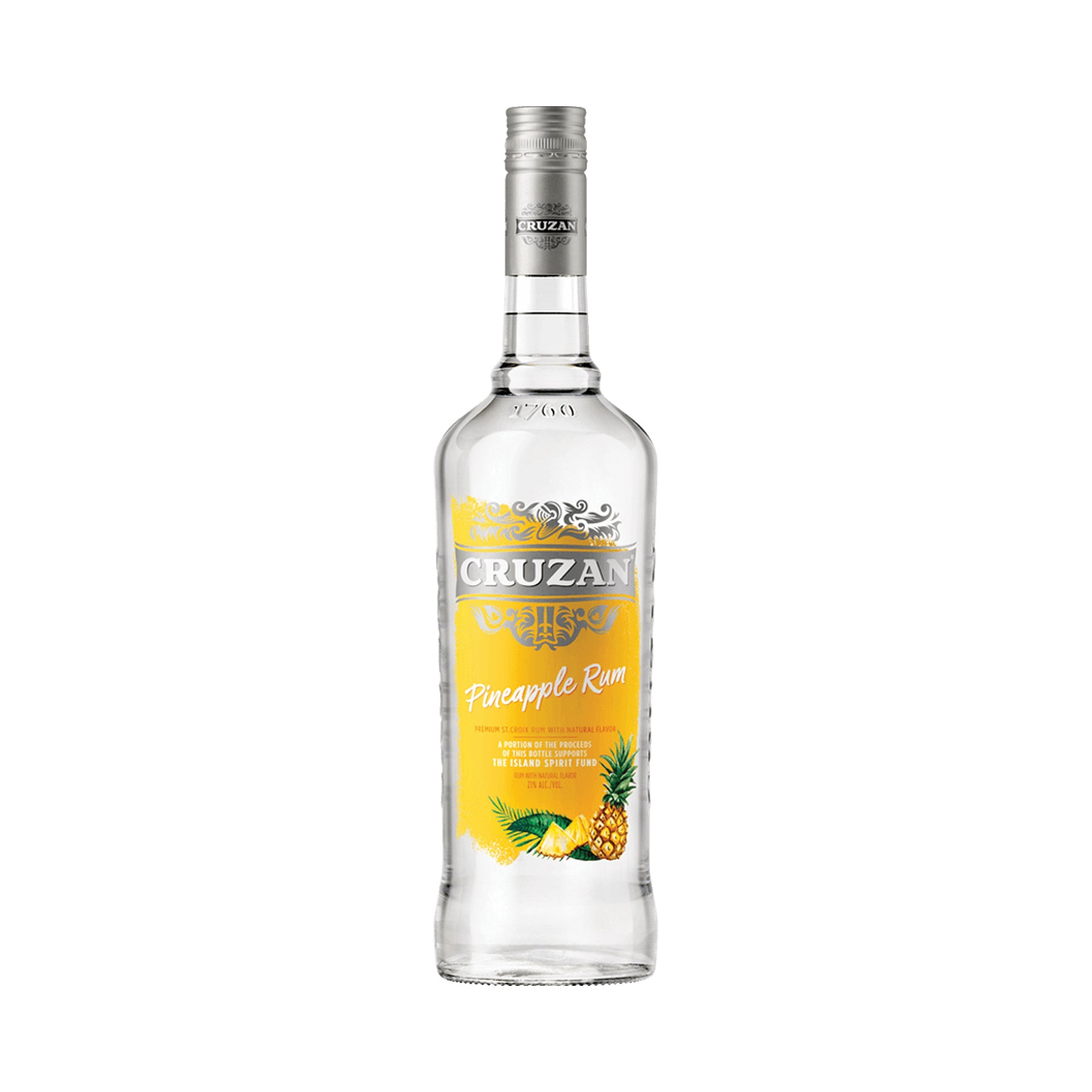 Cruzan Pineapple Rum 750ml - ForWhiskeyLovers.com