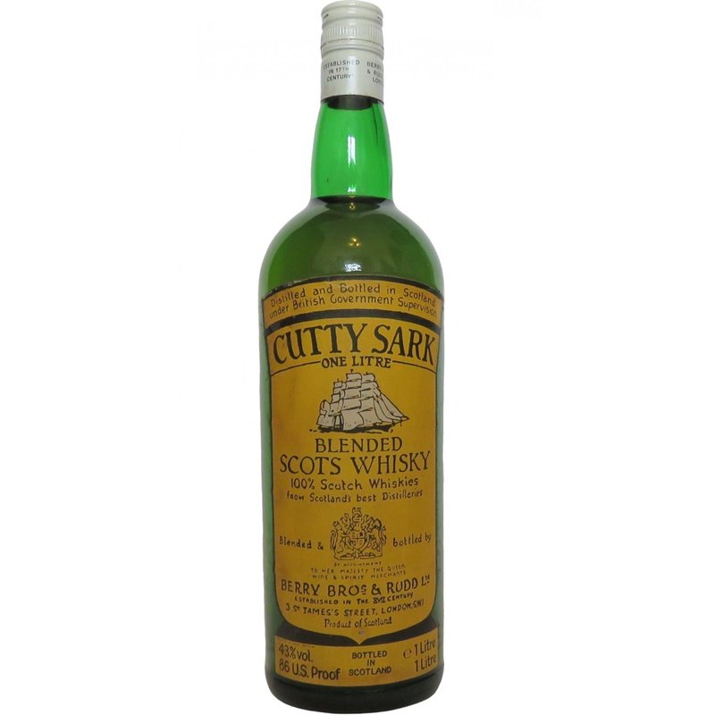 Cutty Sark Blended Scotch Whisky Liter - ForWhiskeyLovers.com